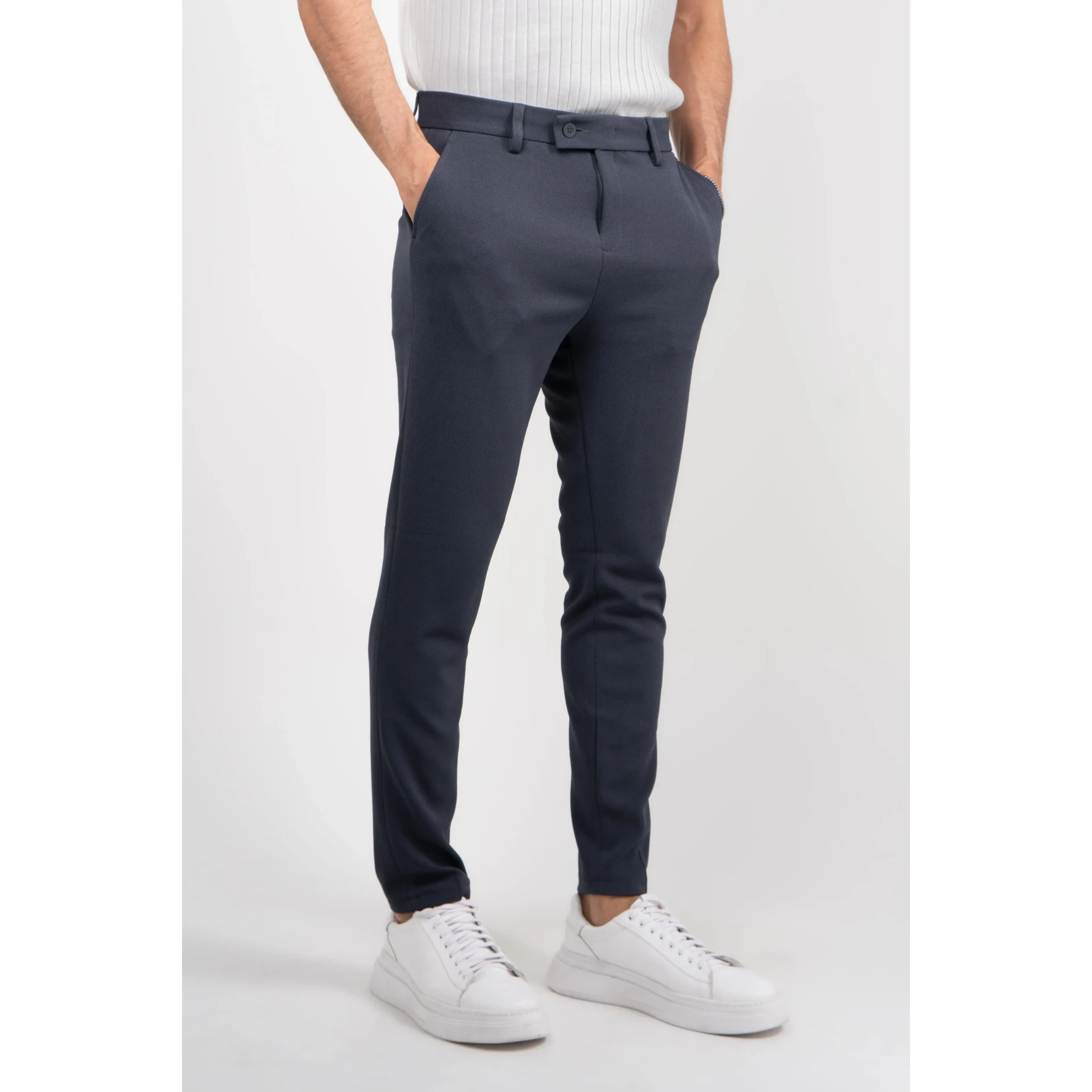 Calça cinza