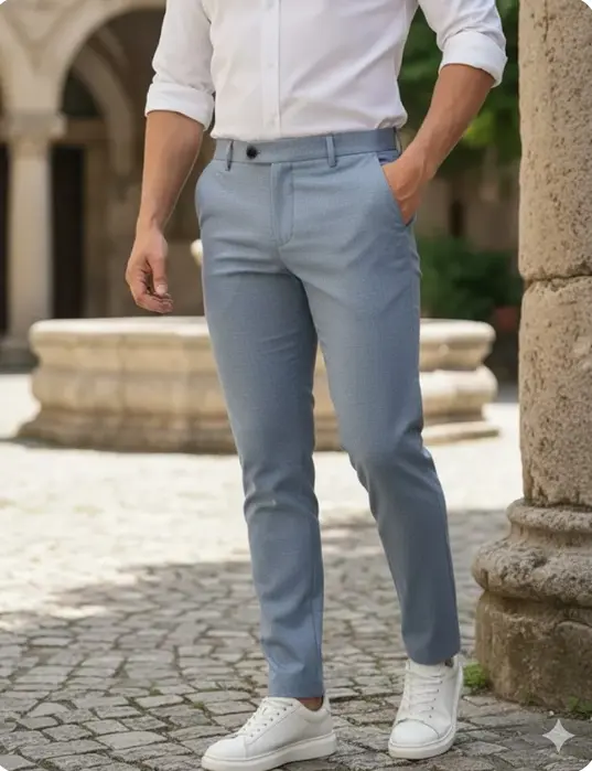 Calça azul serenity